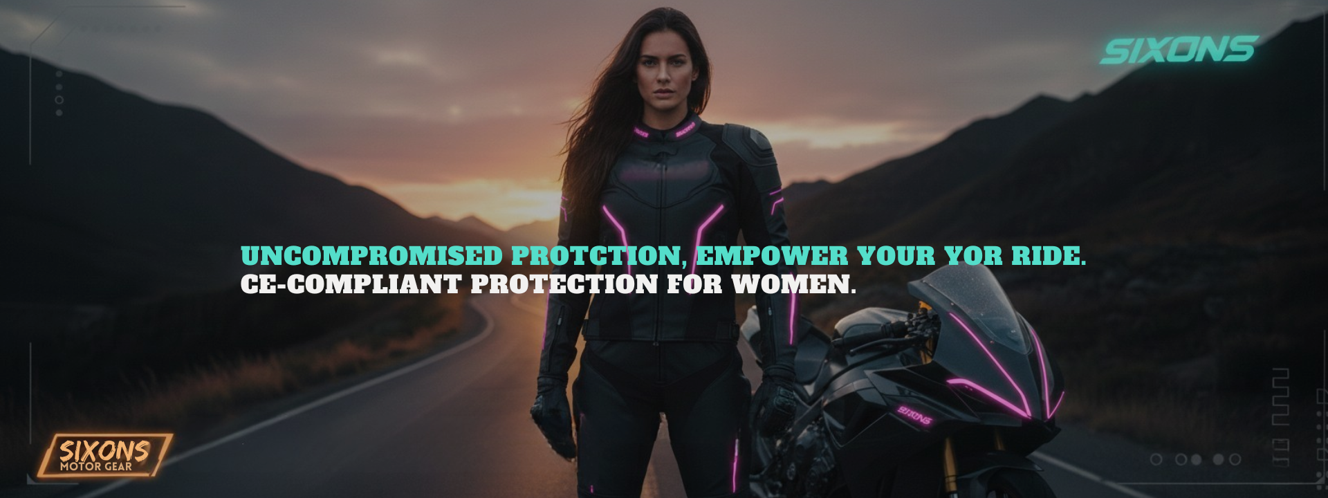 Women Motorcycle Gears Sixons Motor Gear