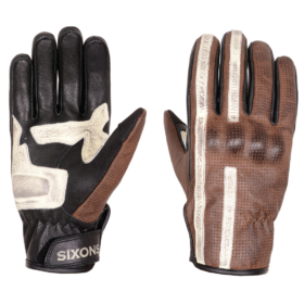 Classic Brown Motorcycle Gloves