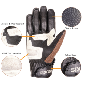 Classic Brown Motorbike Motorcycle Gloves