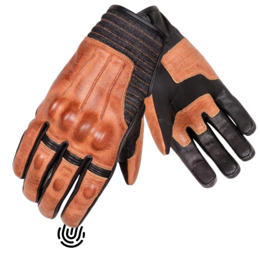 DenimX Leather Motorcycle Gloves