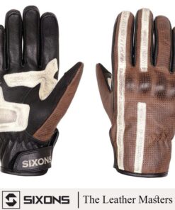 Classic Brown Motorcycle Motorbike Gloves