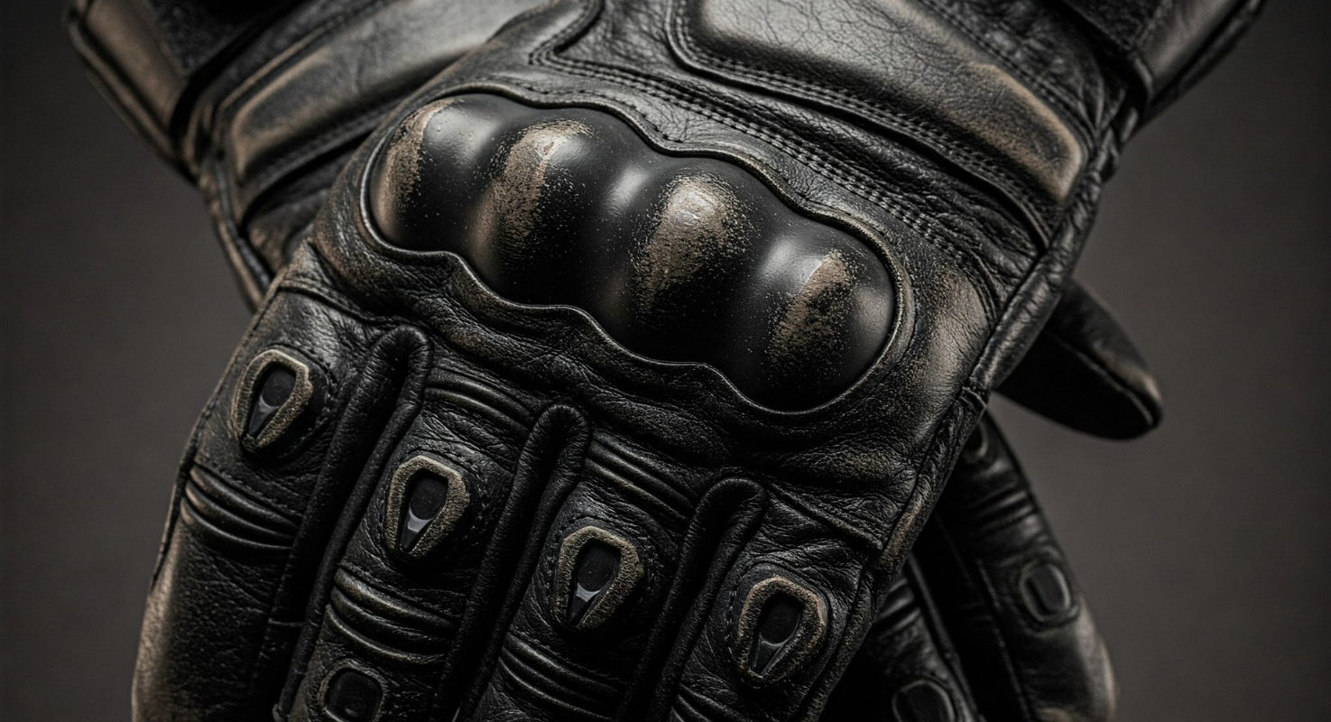 Leather Motorcycle Gloves