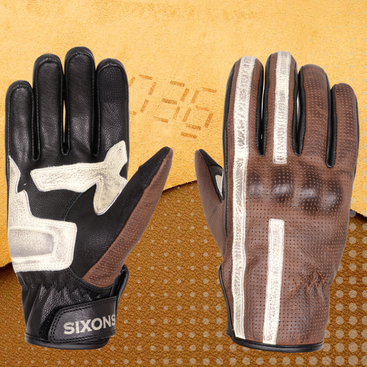 Sixons Motor Gear - Classic Motorcycle Glove Waxed