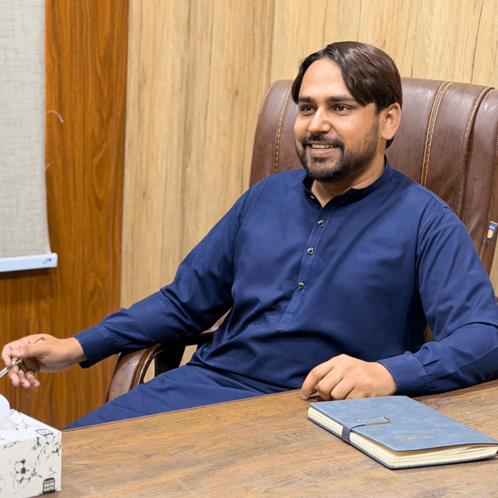 Shahid Hanjra Owner of Sixons Motor Gear - OEM Motorcycle Gloves Manufacturer Sialkot Pakistan
